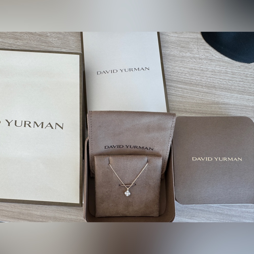 David Yurman Petite Modern Renaissance Diamond Necklace